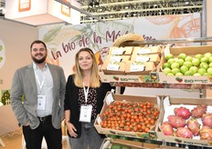 Andreu Mir et Cindy Garcia de la société Solagora venus présenter leurs produits