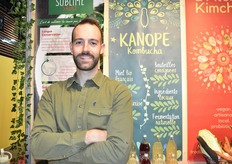 Aurélien Piot sur le stand Kanopé 