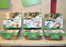 Nouveauté - Juliet commercialise cette année les purées : pomme, pomme-châtaigne et pomme-pruneau