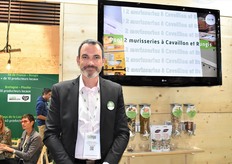 Gautier Villiaume sur le stand Pronatura 