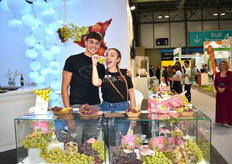 De la bonne humeur sur le stand Il Galletto