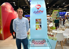 Ugo Gianola représente Lolipop sur le stand Innatis 