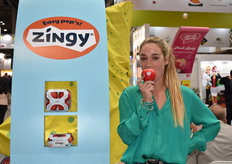 Alice Gianola du Groupe Innatis avec la pomme Zingy