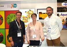 Bernard Louchon, Dominique Monfraix et Rémi Bujaldon de la société Frulexxo