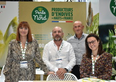 L'équipe de Perle du Nord venue présenter la nouvelle identité graphique de l'entreprise, leur nouveau logo et leur nouvelle segmentation basée sur la taille de l'endive