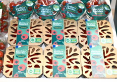 Nouvelle barquette pour les tomates cerises Le Jardin de Rabelais sous la marque Les Petites Chéries 