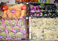 Produits présents sur le stand de la Famille Perez, société Les Sources et Théo Producteur 