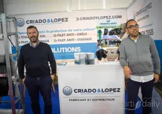 Roland Pereira & Moshine Chouati de Criado & Lopez. La demande pour les filets anti-insectes qu'ils proposent est élevée.
