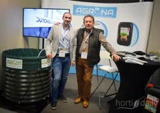 Nadir Laaguili & Daniel Bou présentent la solution Agrona pour la vitalisation de l'eau d'irrigation.