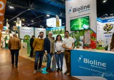 L'équipe de Bioline a lancé plusieurs nouveaux produits lors du salon - restez à l'écoute pour en savoir plus ! Sur la photo, Sebastian Rousselle, Lisa Brancaccio, Marie Claude Bonicel et Guillaume Andrevon.