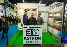 Asthor a lancé une entreprise en France il y a deux ans. Sur la photo, David da Silva, Claudio Perez et Gustavo Alvarez Perez.