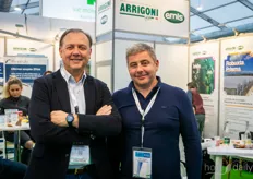 Sebastien Moulas et Luigi Pezzon avec Arrigoni, fournisseur italien de textiles horticoles.