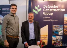 Jan Akkermans et Philippe Lerosty avec Deforche Construction Group.