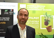 Yann Billon de Fertil qui présente cette année Les Sans Culotte ®, une plante zéro déchet, récompensée par un Sival Innovation Bronze 2024