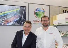 Jean-Marc Noble et Sébastien Gazeau sur le stand de Simon Group 