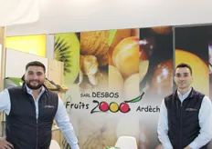 Alban et Stéphane Faure pour SARL DESBOS - Fruits 2000 Ardèche