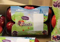 La marque de pomme Les Pommi'z lancée par Cofruid'Oc, à destination des enfants 
