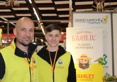 Première fois à medFEL pour la société Saint-Rémy Basilic avec Julien et Vincent Aubert, sur le stand partagé Grand Marché de Provence
