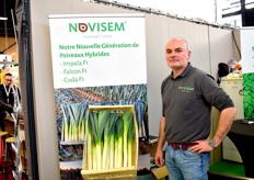 Novisem avec Mikaël Banzantay, venu présenter entre autre la nouvelle génération de poireaux hybrides