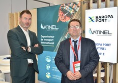 Romain Barrin pour Vatinel, aux côtés de Bruno Hebert d'Haropa Port