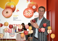 Emmanuel de Lapparent est venu représenter Kissabel, la pomme à chair rouge au salon Fruit Attraction