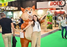 Un écureuil qui ne sera pas passé inaperçu au salon !