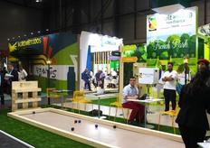 Le "French Park" de l'Interprofession et son terrain de pétanque