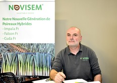 Mikaël Bazantay a présenté la nouvelle génération de poireaux hybrides de Novisem