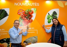 Joël Caër et Barbara Jodeau venus présenter les nouvelles variétés proposées par BASF | Nunhems