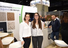 Lucie Scheiwiller et Justine Bienvenu, venues représenter la société Enza Zaden