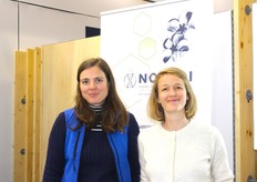 Claire Thouminot et Leslie Goussault sur le stand Novadi (CEP Innovation)
