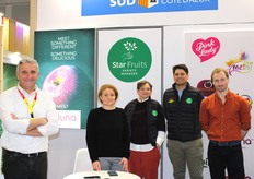 L'équipe de Star Fruits qui présentait cette année la pomme Soluna™