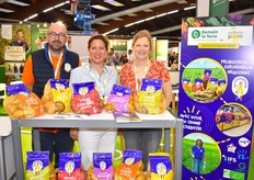 L'équipe de Culture Pom sur le stand de Demain la Terre