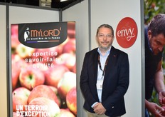 Benoit Carreau sur le stand de Gerfruit Mylord