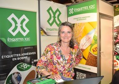 Marie Jouet-Pastre, venue représenter l’entreprise Etiquettes X2C