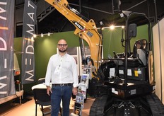 Antonin Emery, de la société Medimat, spécialisée dans les machines TP et manutention