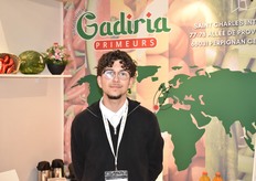 Kyan Ehlinger sur le stand de Gadiria Pirmeurs