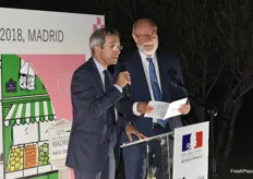 Son excellence Yves Saint Geours, l'Ambassadeur de France en Espagne, et Bruno Dupont, président d'Interfel
