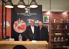 Le Jardin de Rabelais avec Pascal Delahaye et Thierry Boyer, venus présenter leur tomates qui ont du goût !