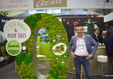 Laurent Bergé - Président d'Océane - venu présenter pour la deuxième année consécutive la gamme Zéro Résidu de Pesticides