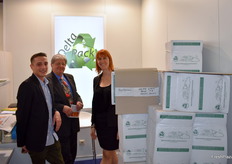 Florent Gomez (Commercial Export) et Michel Guerid (Gérant) représentant la société Deltapack France avec le Deltapad 5