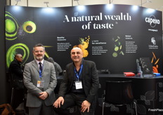 François Bellivier et Vincent Soler de la SAS Capexo ont souhaité faire passer un message précis sur l'origine des produits mis en valeur par un nouveau visuel