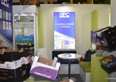 Le stand de GPC Carton présente ses produits