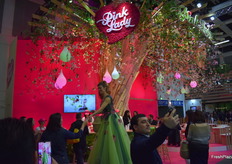 Comme chaque année, le stand de Pink Lady a attiré beaucoup de visiteurs