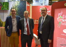 Arnaud de Puineuf, Arnaud Le Guales et Jacques Guilment de la société Pomanjou