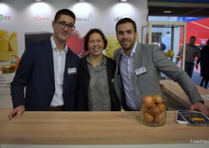 Paul Bouchery, Élodie Morice et Pierre-Marie Alexandre de la société Agromex