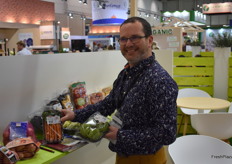 Denis Robidou de la société Jean l'Hourre a présenté toute la gamme Prince de Bretagne