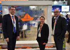 Nicolas Vangheluwe, Christelle Meyer et William Brutsaert de Dunkerque Port