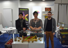 Magali Correia, Céline Mura et Julien Causse du Groupe Rouquette