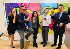 L'équipe d'International Plant Selection : Edwige Remy, Julien Darnaud, Gloria Guerra Perez, Baptiste Guitton et Alexandre Darnaud.